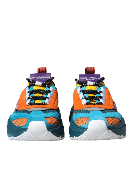Dolce & Gabbana Multicolor Low Top Daymaster Sneakers Shoes MV7345-39.5