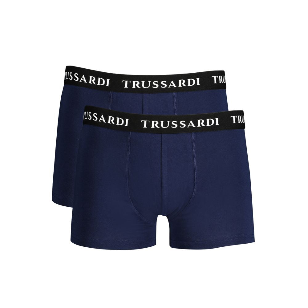 Trussardi Blue Cotton Underwear TR-31034-L
