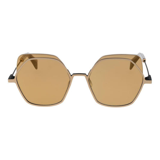 Yohji Yamamoto Gold Unisex Sunglasses 1728,67345776800,Gold,New with tags,Sunglasses,Unisex,Unisex Sunglasses - Sunglasses,Yohji Yamamoto Yohji Yamamoto YO-1058023