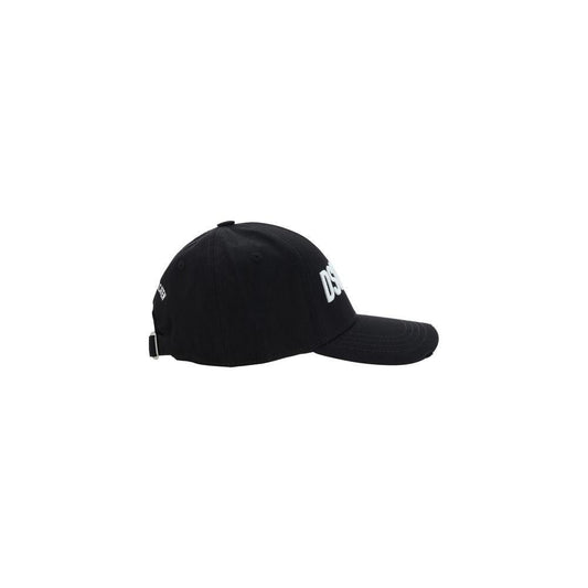 Dsquared² Logoed Baseball Hat 1728,72470364320,Accessories,Black,Dsquared²,Hats & Caps - Men - Accessories,Men,Men - Accessories,New with tags,UNI Dsquared² DS-BCM066005C00001M063-UNI