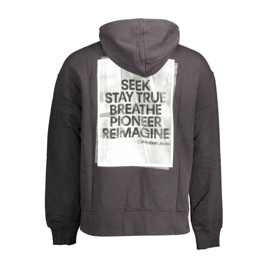 Calvin Klein Black Cotton Men Sweater