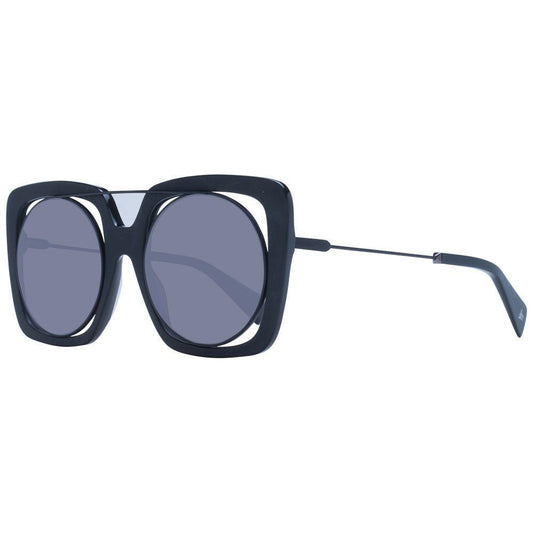 Yohji Yamamoto Black Unisex Sunglasses 1728,67345776800,Black,New with tags,Sunglasses,Unisex,Unisex Sunglasses - Sunglasses,Yohji Yamamoto Yohji Yamamoto YO-1058024