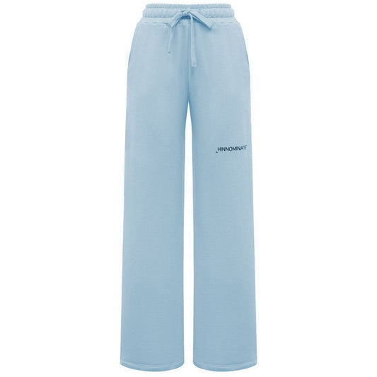 Hinnominate Blue Cotton Women Palazzo Pants