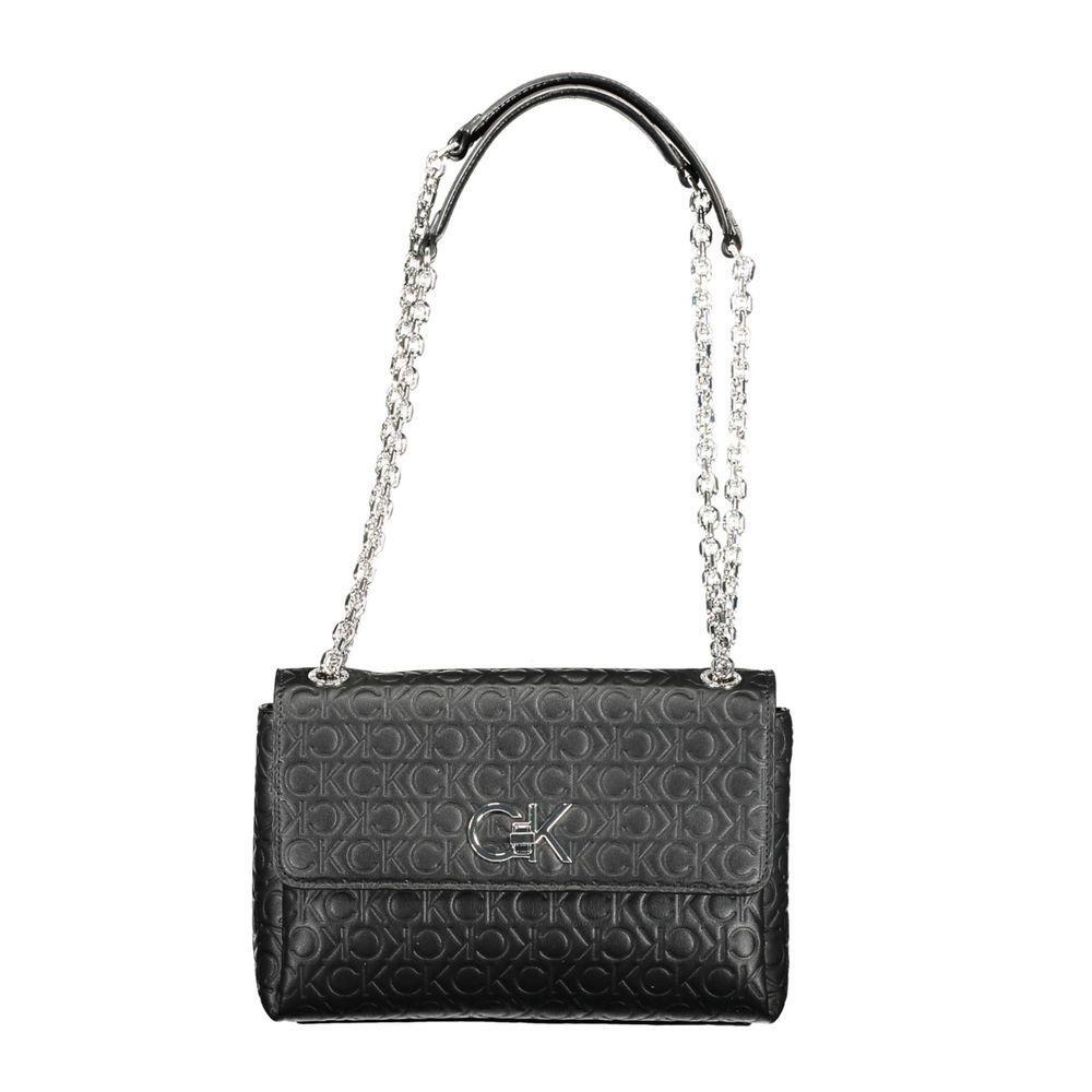 Calvin Klein Black Polyester Handbag CA-17550