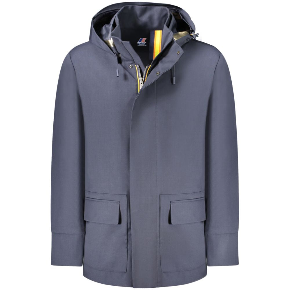 K-WAY Blue Wool Jacket