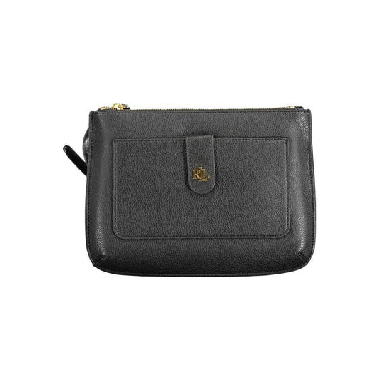 Ralph Lauren Black Leather Handbag RA-14832
