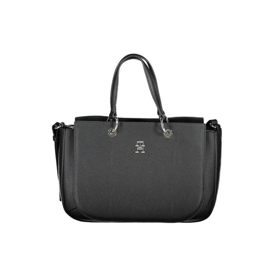 Tommy Hilfiger Black Polyethylene Handbag TO-20442