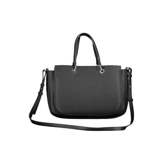 Tommy Hilfiger Black Polyethylene Handbag TO-20442