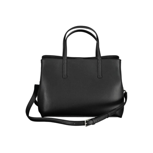 Calvin Klein Black Polyester Handbag CA-22408