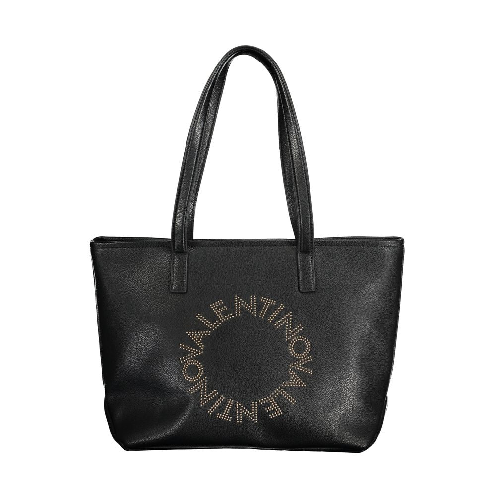 Front view with bag zipped and handles upright.