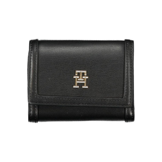 Tommy Hilfiger Black Polyethylene Wallet TO-27161
