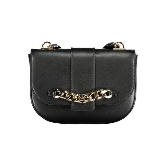 Tommy Hilfiger Black Polyethylene Handbag TO-27511