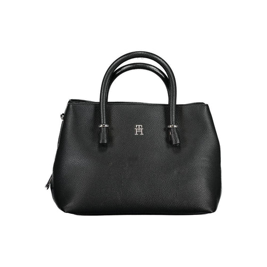 Tommy Hilfiger Black Polyethylene Handbag TO-27539