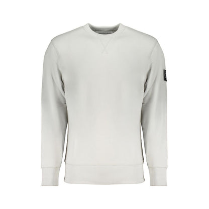 Calvin Klein Gray Cotton Men Sweater