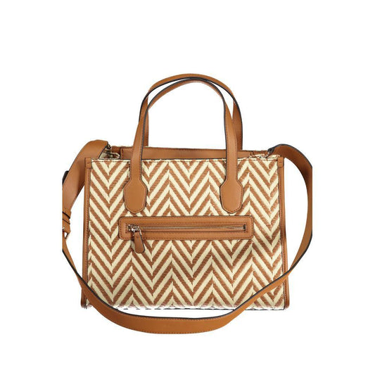 Guess Jeans Brown Cotton Handbag GU-30188