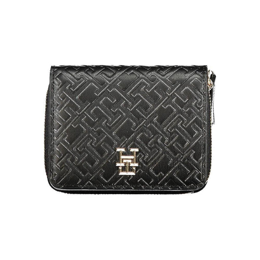 Tommy Hilfiger Black Polyethylene Wallet TO-30747