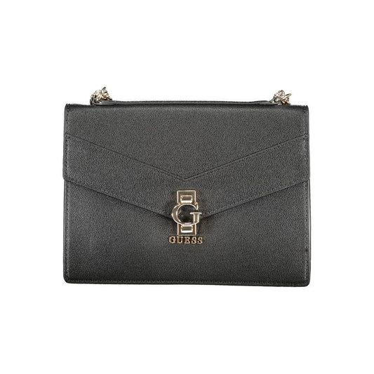 Guess Jeans Black Polyethylene Handbag GU-30908