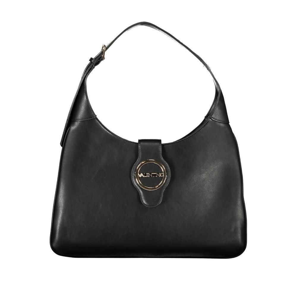 Front view with bag zipped and handles upright.