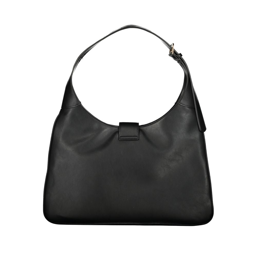 Front view with bag zipped and handles upright.
