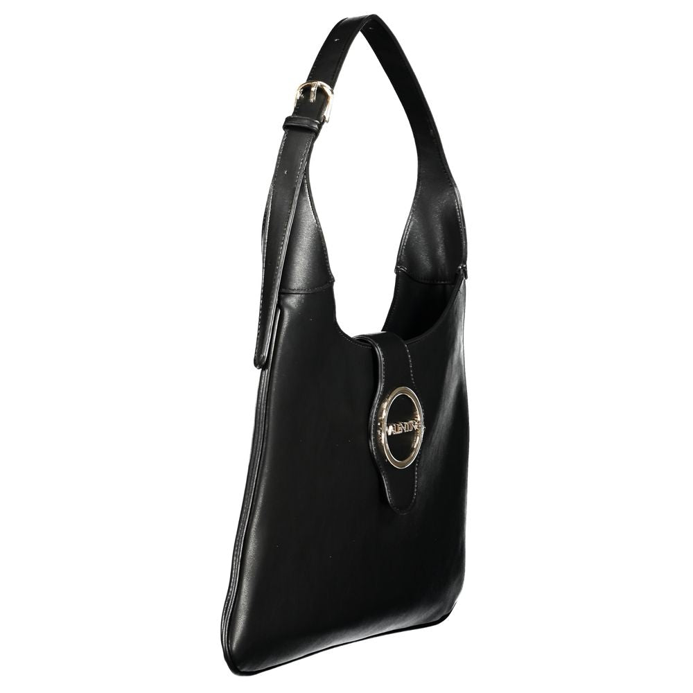 Front view with bag zipped and handles upright.