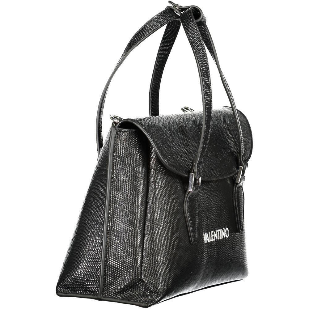 Front view with bag zipped and handles upright.