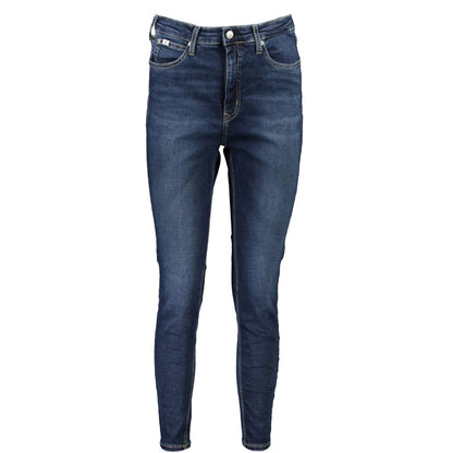 Calvin Klein Blue Cotton Jeans Denim