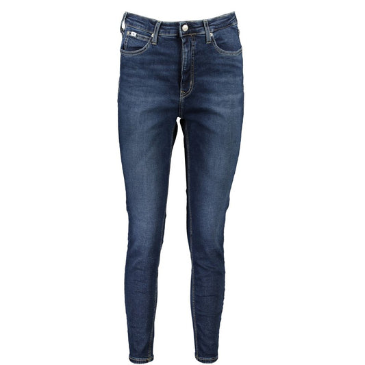 Calvin Klein Blue Cotton Jeans Denim
