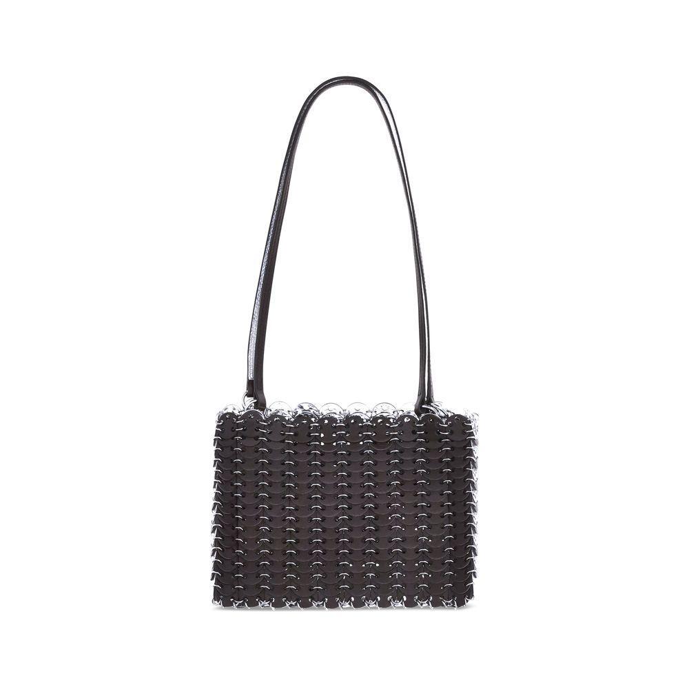 Front view with bag zipped and handles upright.
