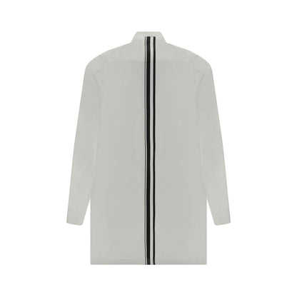 Mordecai White Cotton Pattern Shirt