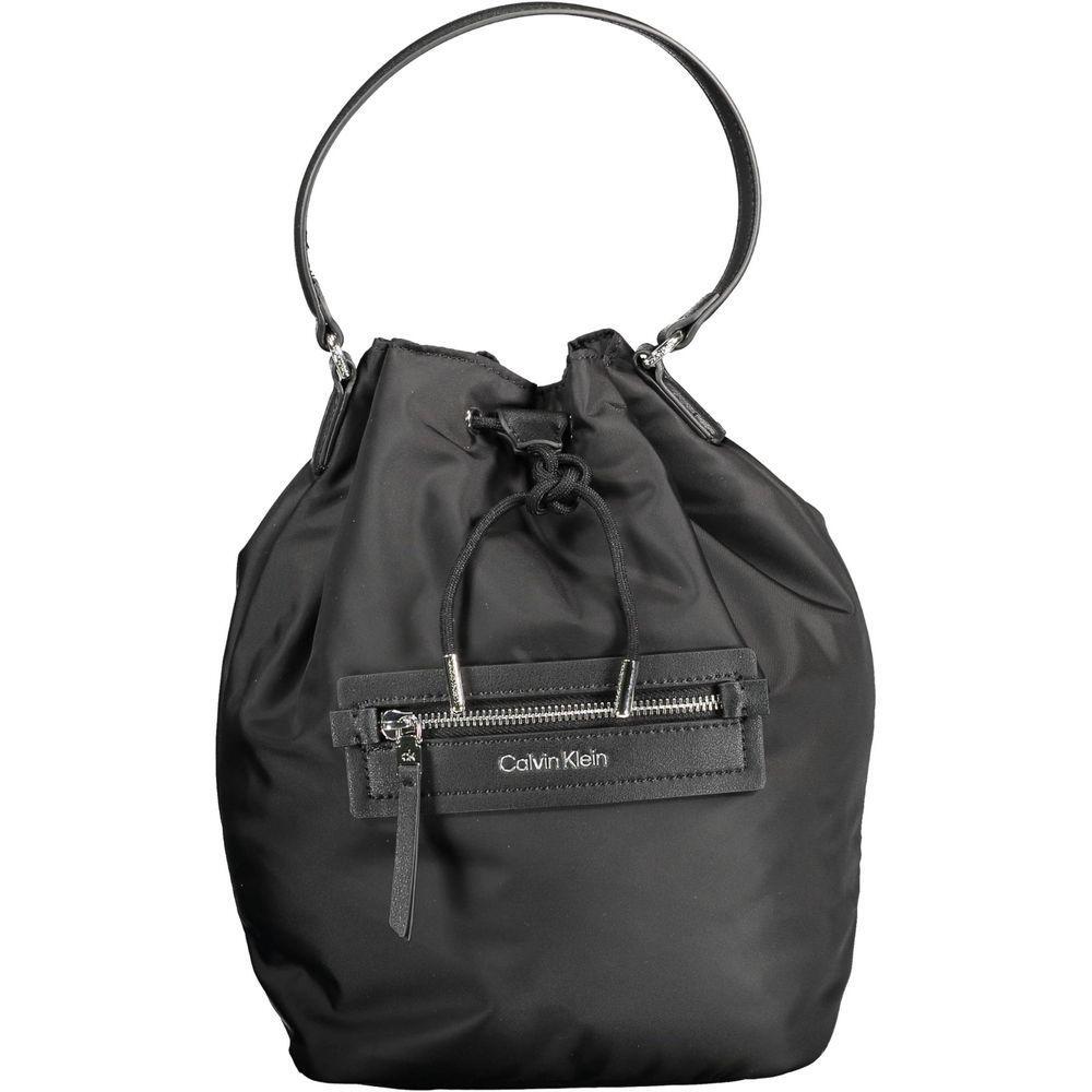 Front view with bag zipped and handles upright.