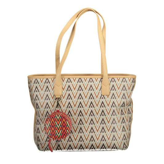 Mario Valentino Beige Polyethylene Handbag VA-13581