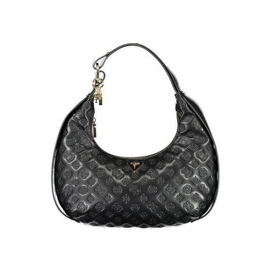 Guess Jeans Black Polyethylene Handbag GU-17267