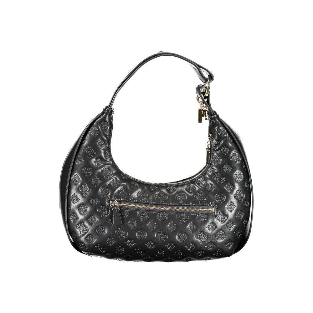 Front view with bag zipped and handles upright.