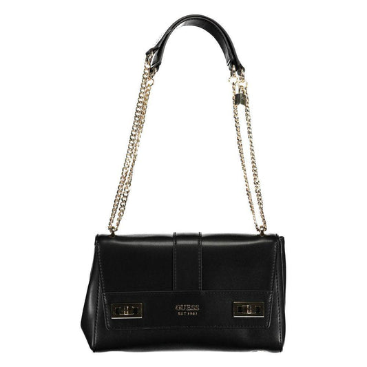 Guess Jeans Black Polyethylene Handbag GU-17390