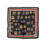 Dolce & Gabbana Multicolor Silk Square Men Foulard Scarf MS7516
