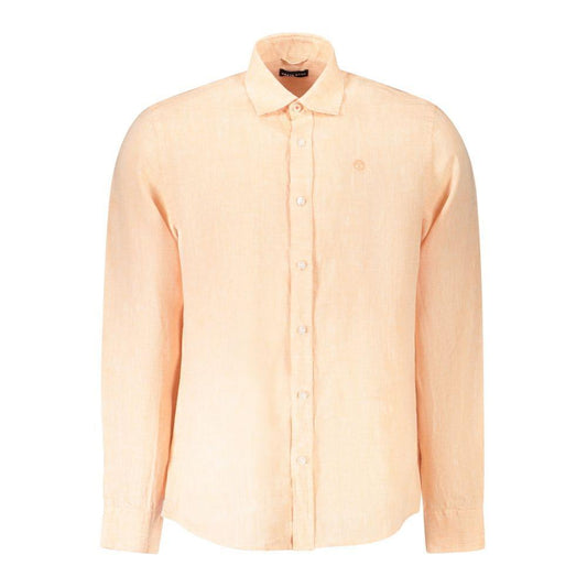 North Sails Pink Linen Shirt NO-38873-XXL