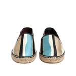 Dolce & Gabbana Multicolor Stripes Canvas Flat Espadrille Shoes MV7493-41