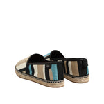 Dolce & Gabbana Multicolor Stripes Canvas Flat Espadrille Shoes MV7493-41