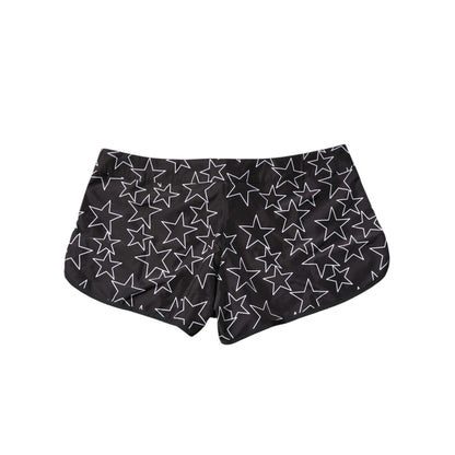 Dolce & Gabbana Black Star Print Beachwear Shorts Swimwear