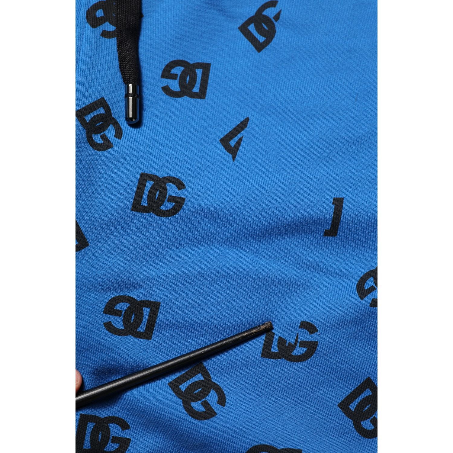 Dolce & Gabbana Blue Logo Print Jogger Men Sweatpants Pants