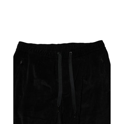 Dolce & Gabbana Black Cotton Men Jogger Sweatpants Pants
