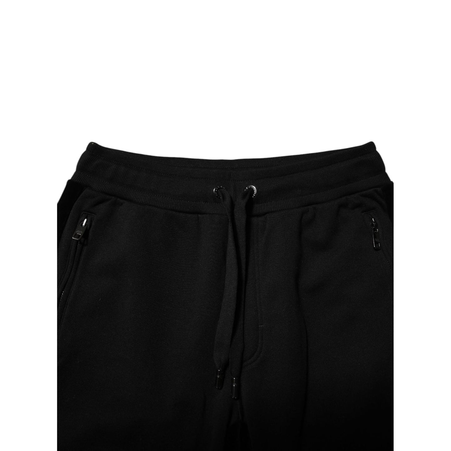 Dolce & Gabbana Black Cotton Men Jogger Sweatpants Pants PAN76334-50