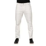 Dolce & Gabbana White Cotton Loose Men Denim Jeans PAN76369-50