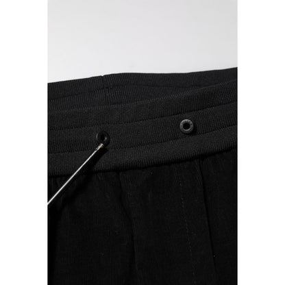 Dolce & Gabbana Black Cotton Cargo Men Jogger Pants
