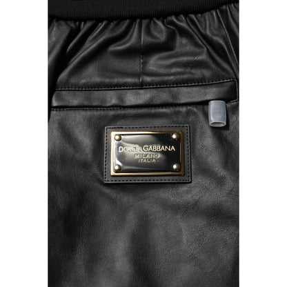 Dolce & Gabbana Black Cotton Cargo Men Jogger Pants