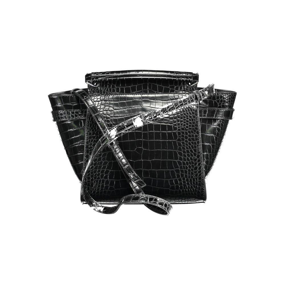 Front view with bag zipped and handles upright.