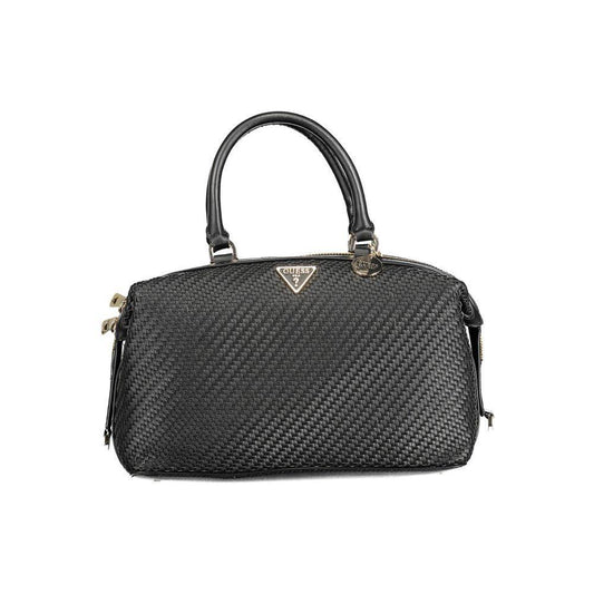 Guess Jeans Black Polyethylene Handbag GU-10623