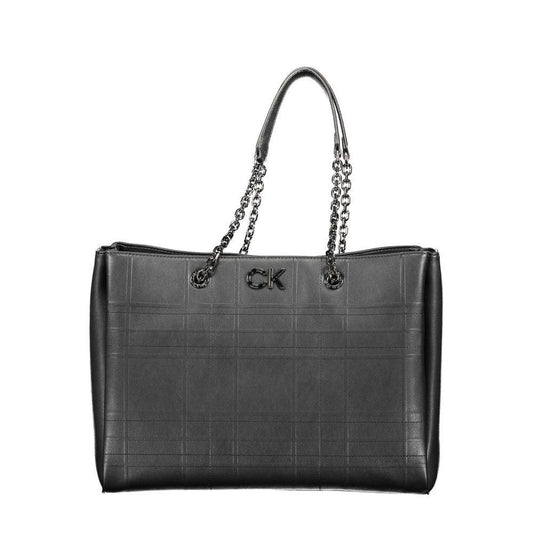 Calvin Klein Black Polyester Handbag CA-13689