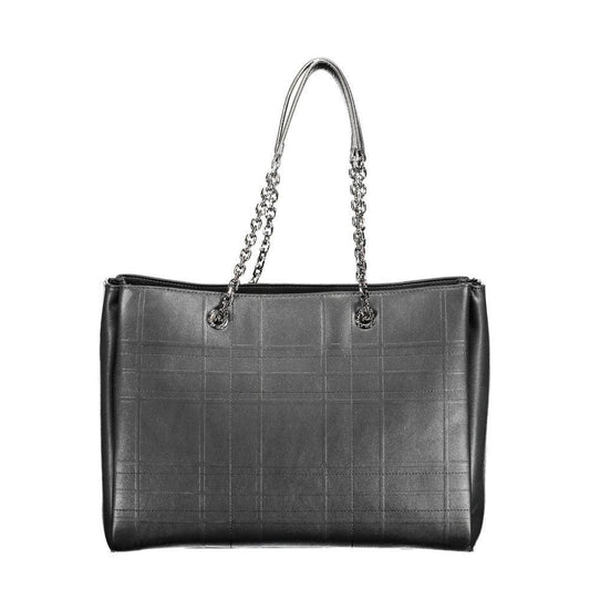 Calvin Klein Black Polyester Handbag CA-13689