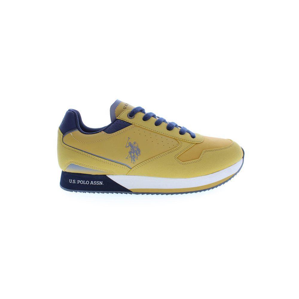 U.S. POLO ASSN. Yellow Polyester Sneaker US-14564-EU42/US9